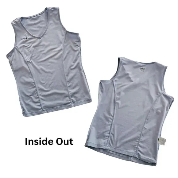 Nike Women's Dri-Fit V-Neck Sleeveless Tank Top | NWT | Small | Light Blue - Picture 3 of 12